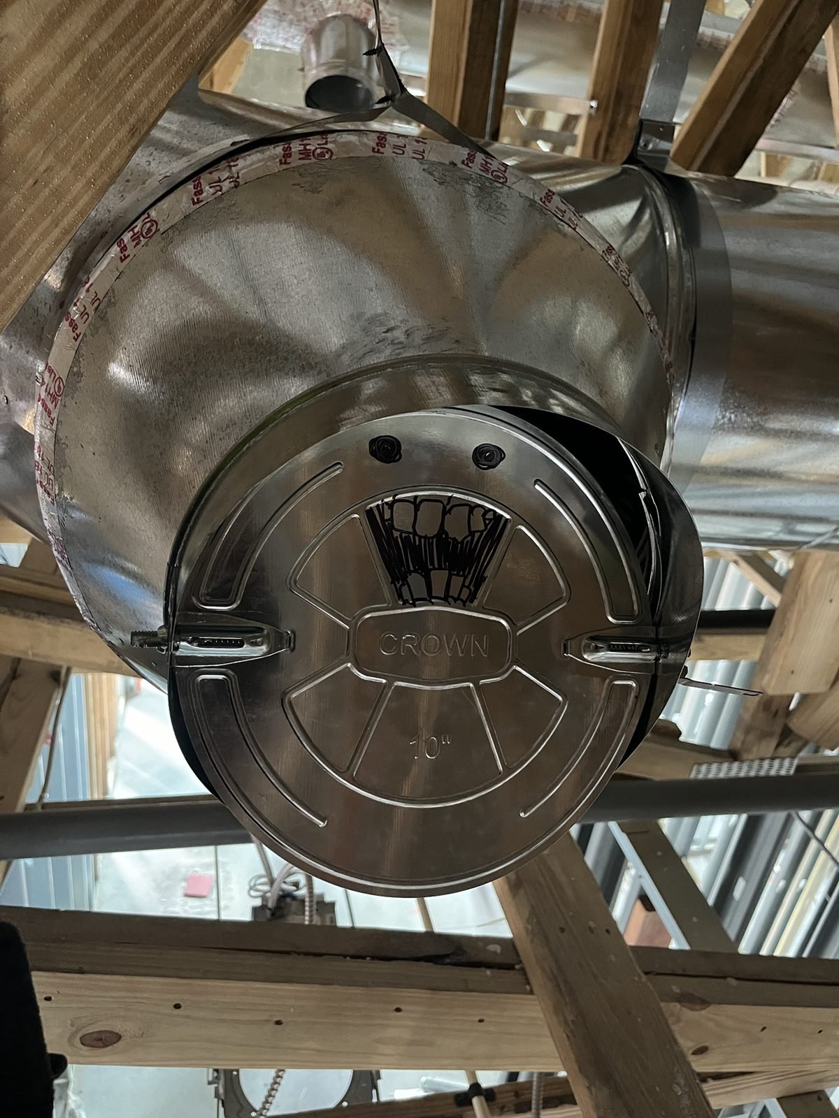 A manual damper. Someone drew teeth on it. It works the same with the teeth. lol.
